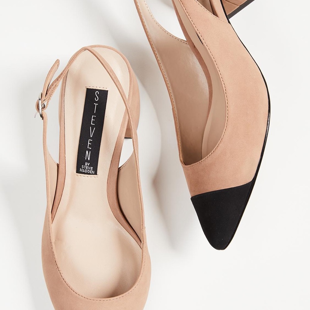 Steve Madden Agent tan sling back heel